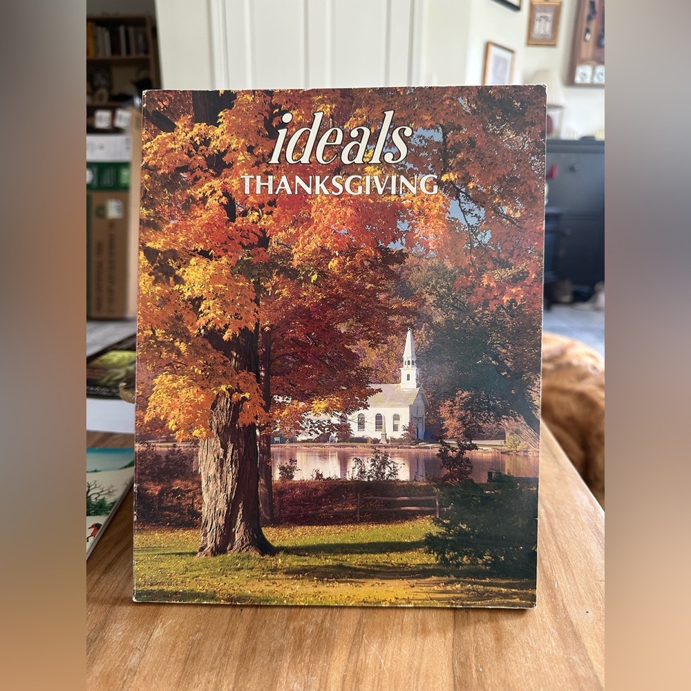 Vintage Ideals Thanksgiving Coffee Table magazine